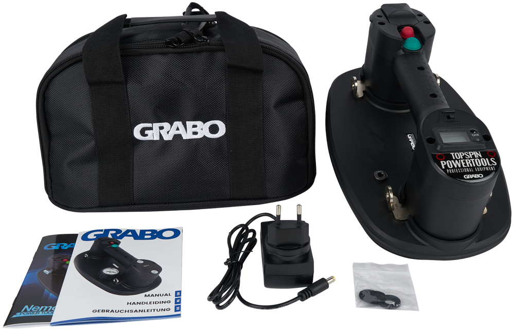 Nemo Grabo Pro Akku-Vakuum-Saugheber in der Tasche