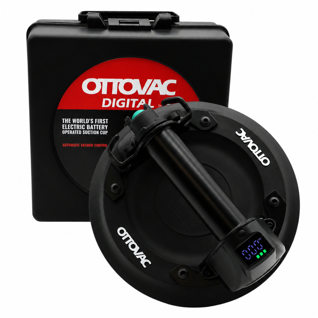 Nemo Grabo Ottovac Digital | Akku-Vakuum-Saugheber mit Auto-Nachsauge-Funktion | inkl. 7,4V Akku oder 4x AA Batterien